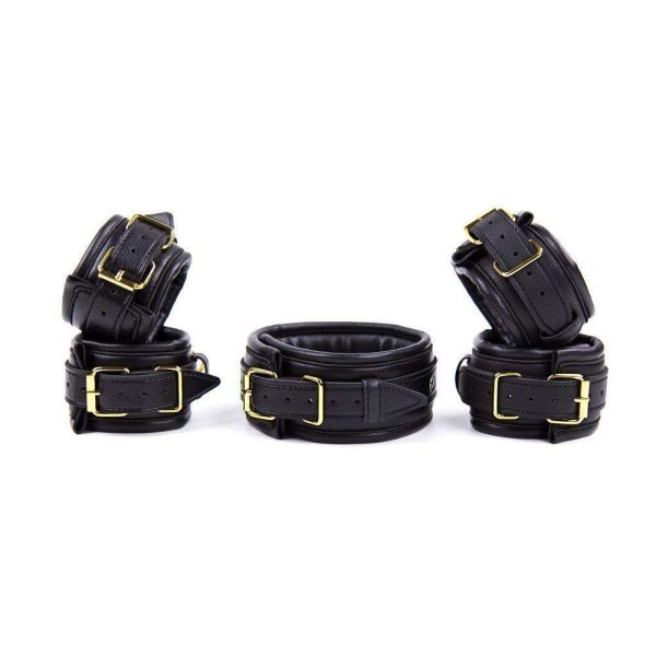 Faux Vegan Leather BDSM Restraints Set Hot on Sale - Image 4