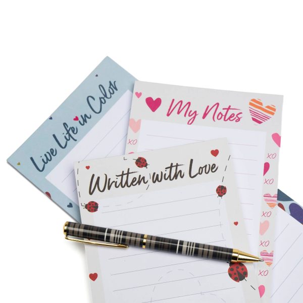 Doodle Notepad 3pk - 4.5  x 11  For Cheap - Image 5
